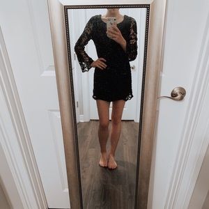 Lace Black Dress